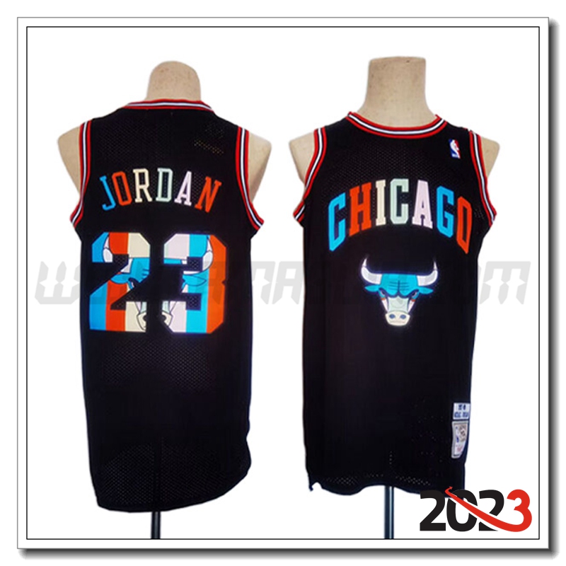 Maglia Chicago Bulls (JORDAN #23) 2023/24 Nero -03