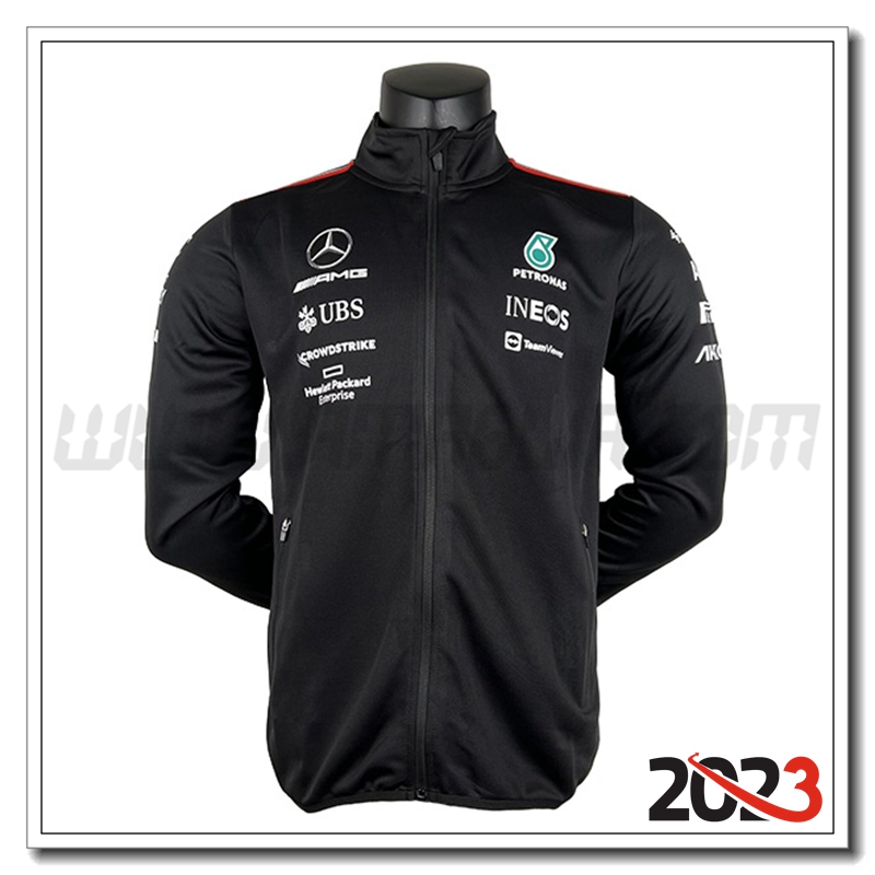 Giacca F1 Mercedes Benz Team Nero 2023