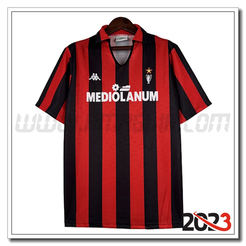 Prima Maglia Retro AC Milan 1989/1990