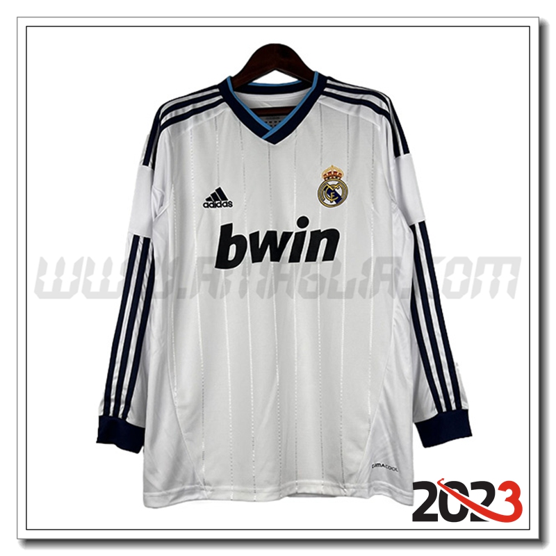 Prima Maglia Retro Real Madrid Manica lunga 2012/2013