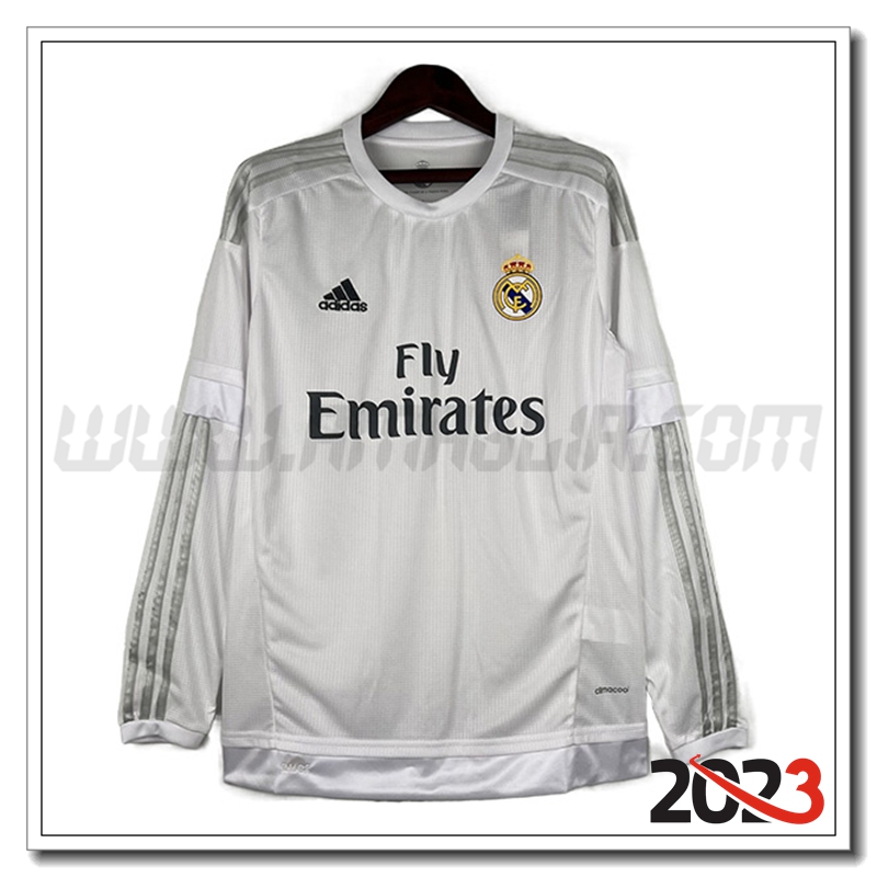 Prima Maglia Retro Real Madrid Manica lunga 2015/2016
