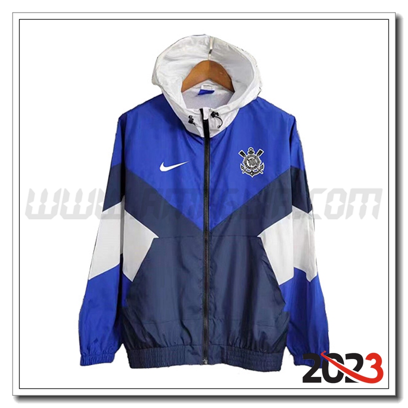 Giacca A Vento Corinthians Blu/Bianco 2023 2024
