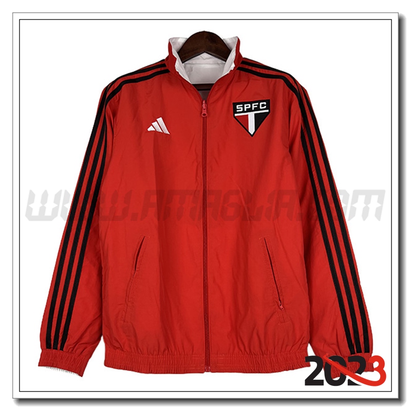 Giacca A Vento Sao Paulo FC Rosso 2023 2024
