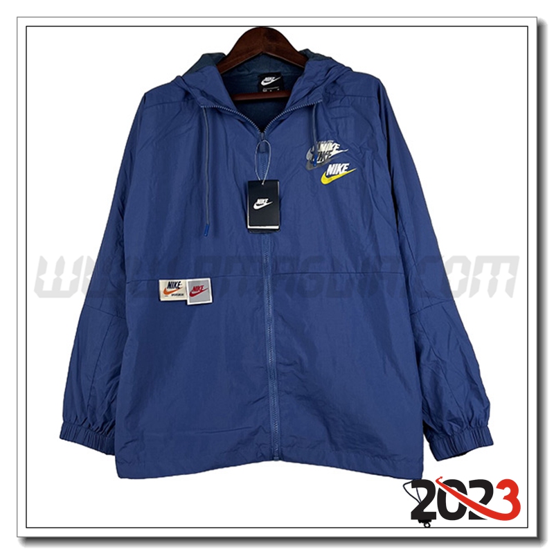 Giacca A Vento Nike Blu Marina 2023 2024