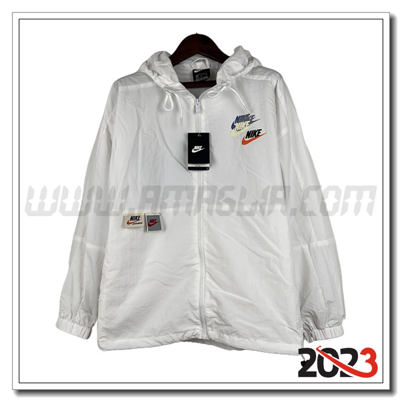 Giacca A Vento Nike Bianco 2023 2024 -04