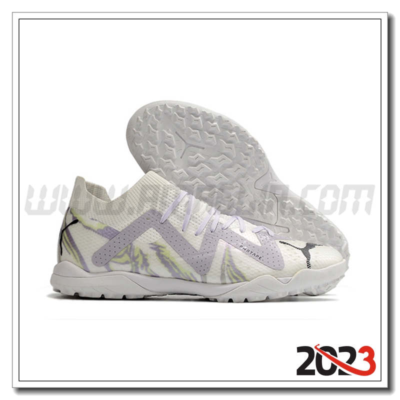 PUMA Scarpe Da Calcio Future X Powercat Tokyo Match TF Bianco/Grigio