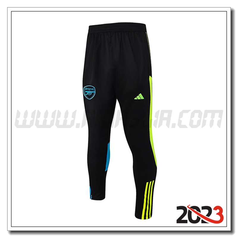 Pantaloni da Allenamento Arsenal Nero 2023 2024 -02