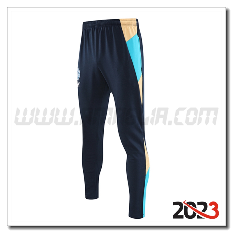 Pantaloni da Allenamento Manchester City Blu Marina 2023 2024