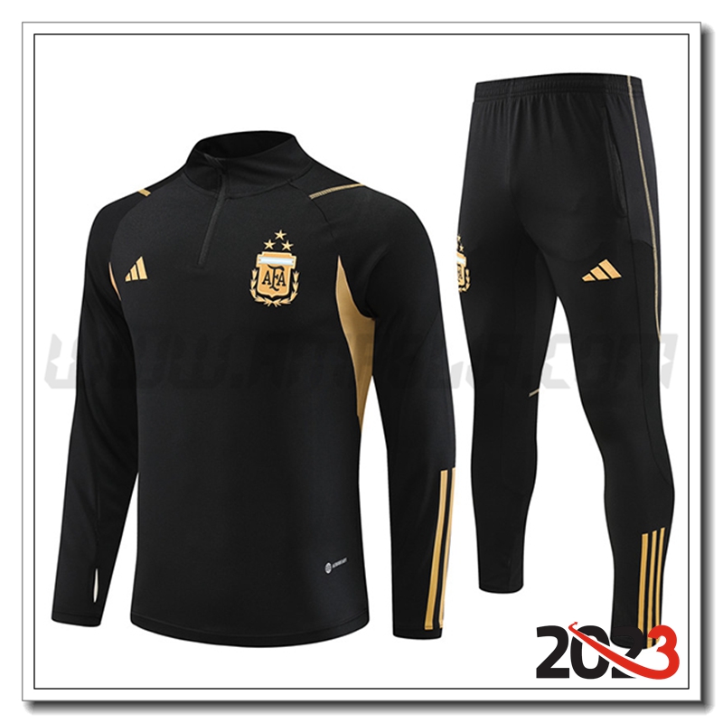 Tuta Allenamento Argentina Nero 2023 2024