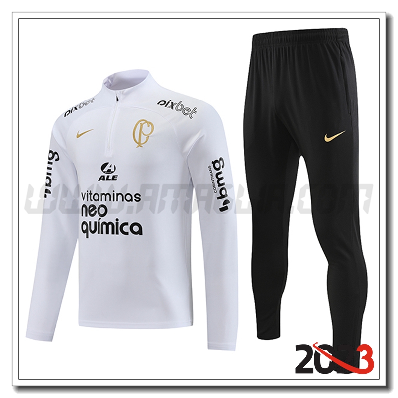 Tuta Allenamento Corinthians Bianco 2023 2024 -02