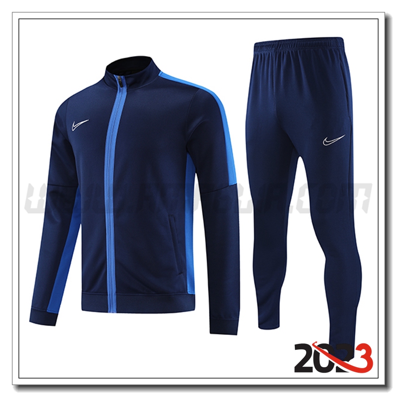 Tuta Allenamento Giacca Nike Blu Marina 2023 2024