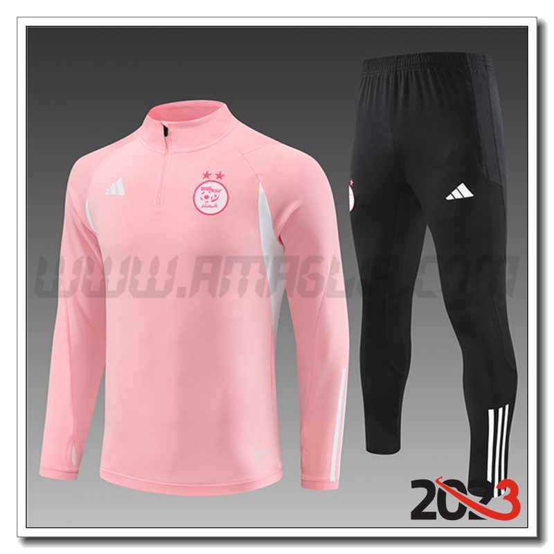 Tuta Allenamento Algeria Bambino Rosa 2023 2024