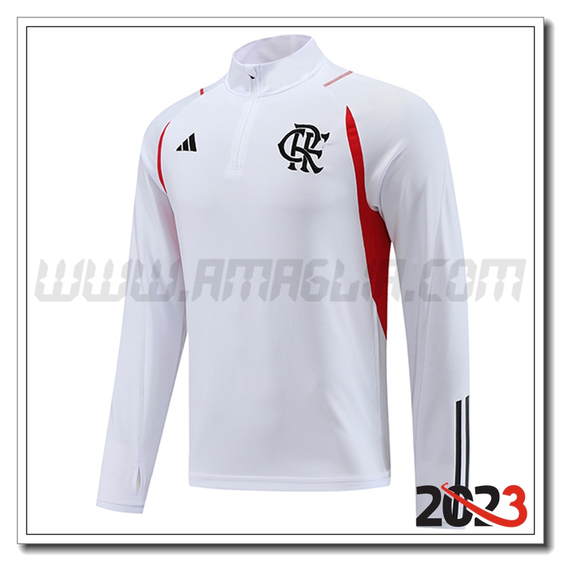 Felpa Allenamento Flamengo Bianco 2023 2024 -02