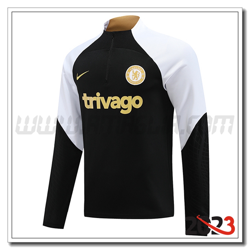 Felpa Allenamento FC Chelsea Nero 2023 2024