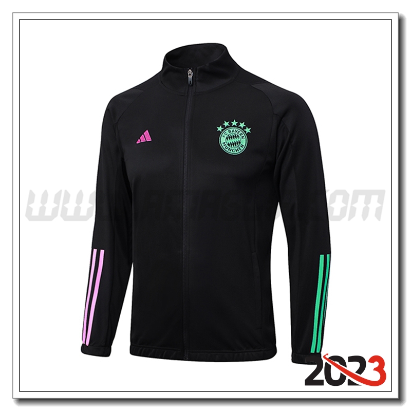 Giacca Calcio Bayern Monaco Nero 2023 2024