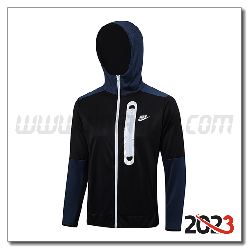 Giacca Con Cappuccio Nike Nero 2023 2024