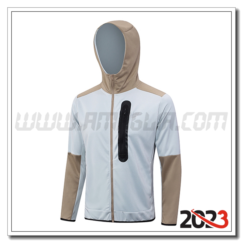 Giacca Con Cappuccio Nike Grigio Scuro 2023 2024