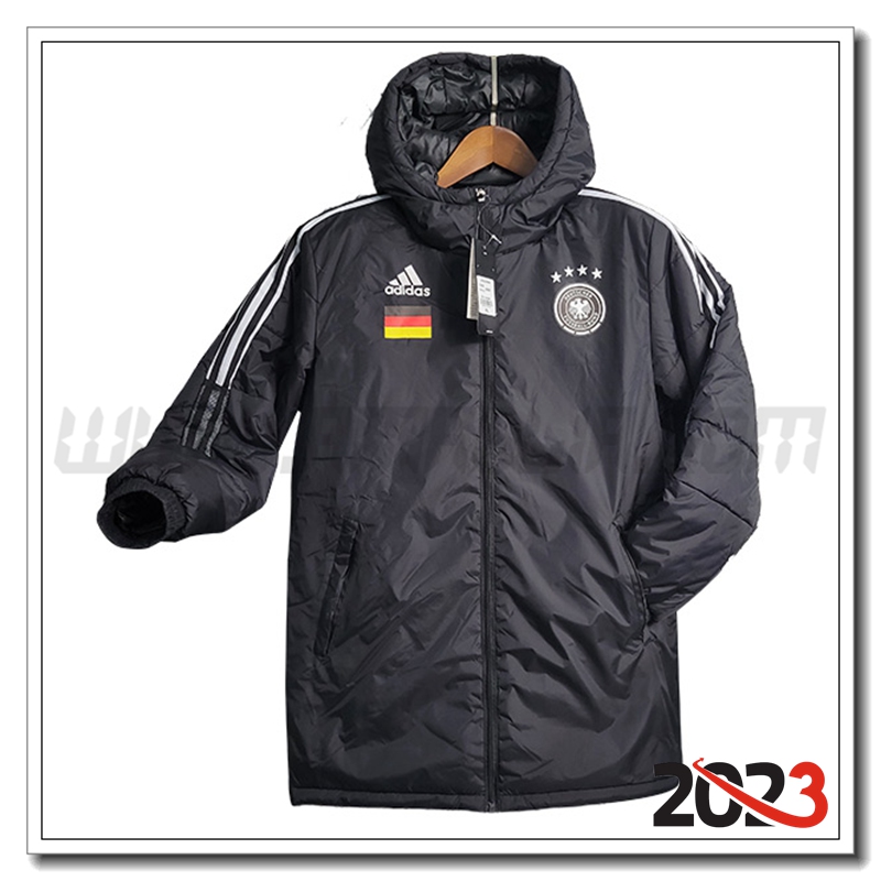 Giacca Con Cappuccio Germania Nero 2023 2024