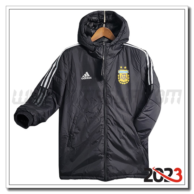 Giacca Con Cappuccio Argentina Nero 2023 2024