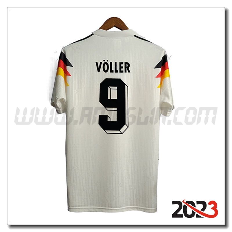 Prima Maglia Retro Germania 9#VOLLER 1990