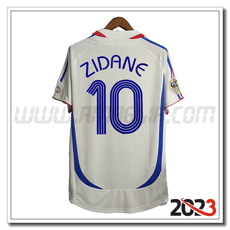 Seconda Maglia Retro Francia 10#ZIDANE 2006