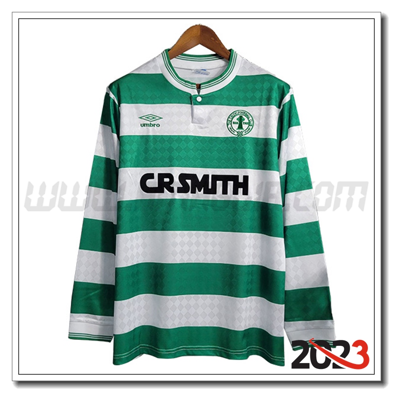 Prima Maglia Retro Celtic FC Manica lunga 1987/1988