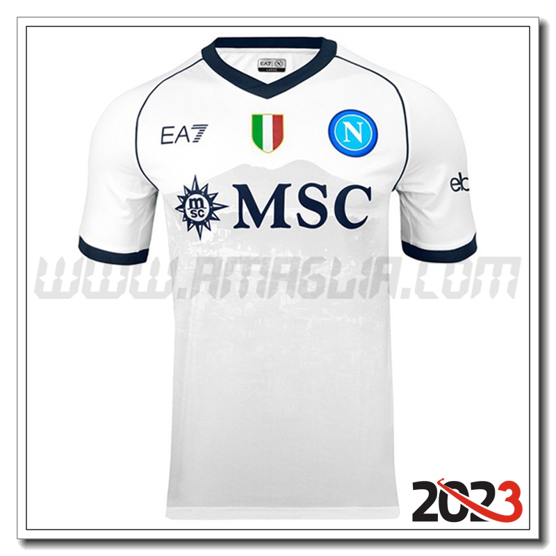 SSC Napoli Seconda Maglia Calcio 2023 2024