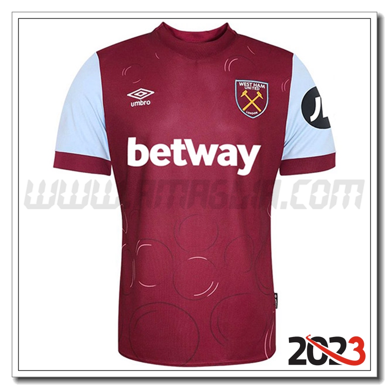 West Ham Prima Maglia Calcio 2023 2024