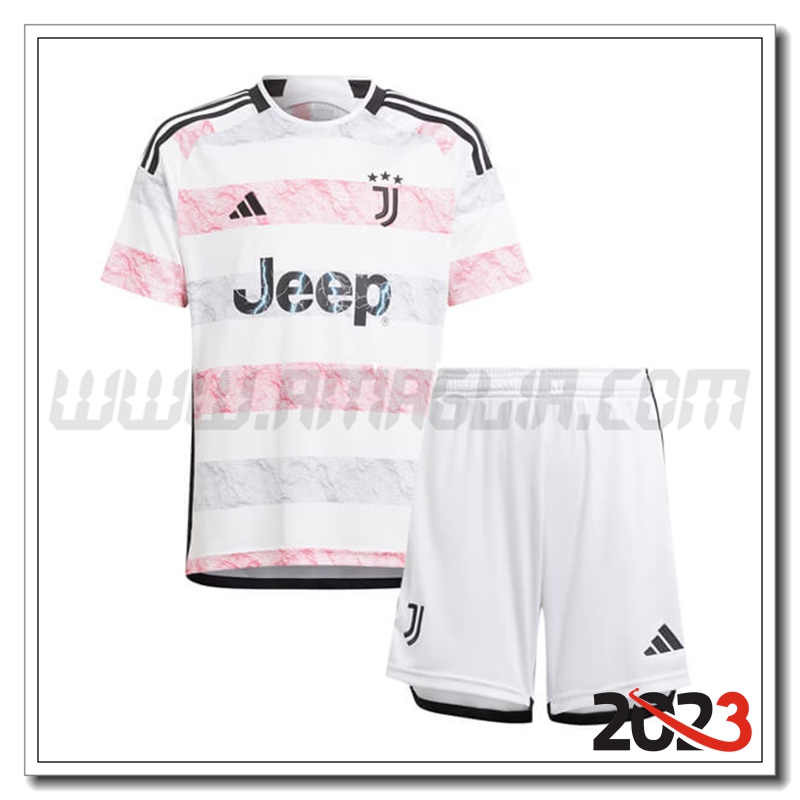 Kit Maglia Juventus Bambino Seconda 2023 2024