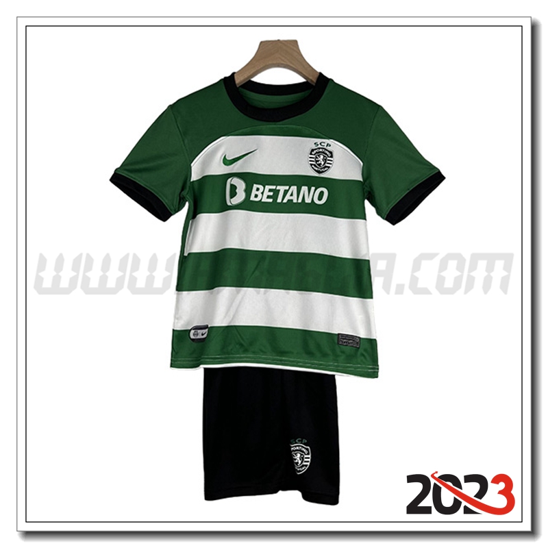 Kit Maglia Sporting Bambino Prima 2023 2024