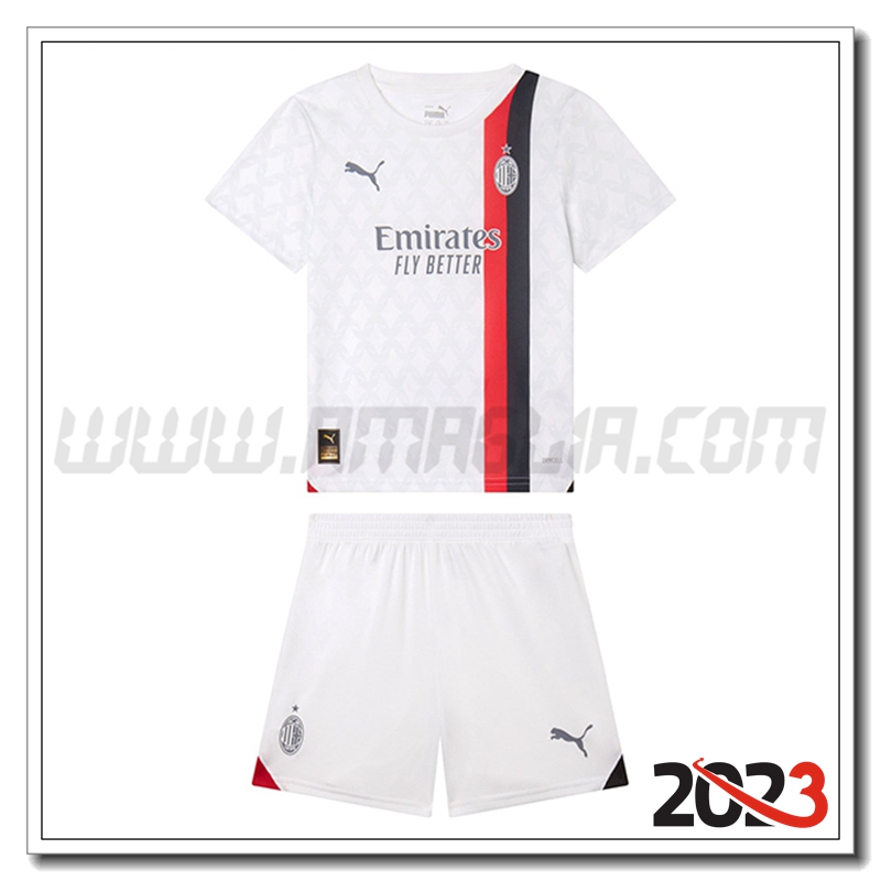 Kit Maglia AC Milan Bambino Seconda 2023 2024