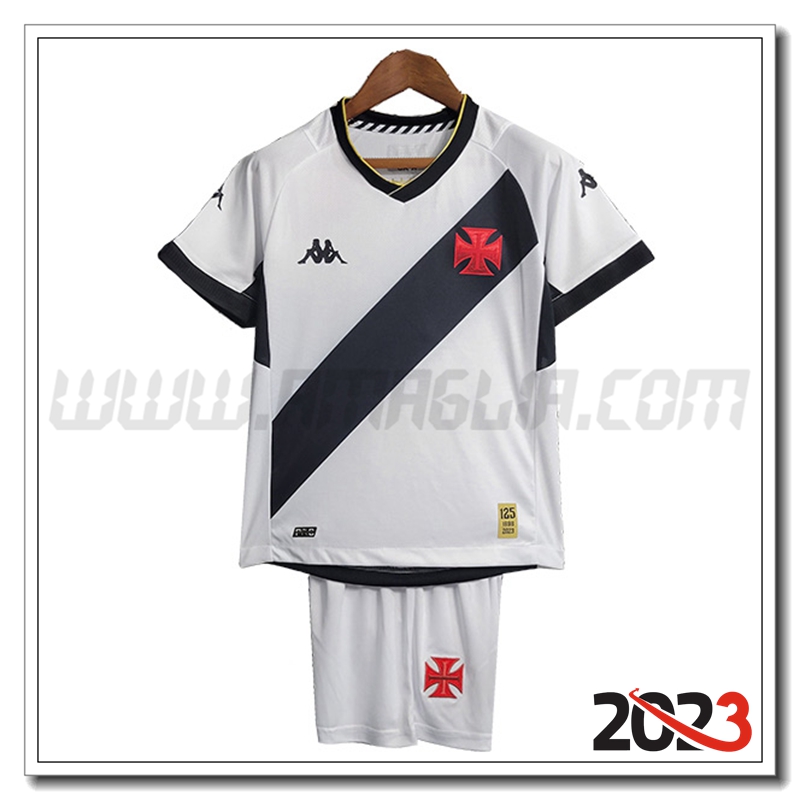 Kit Maglia CR Vasco Da Gama Bambino Seconda 2023 2024