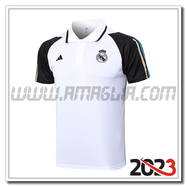 Maglia Polo Real Madrid Bianco 2023 2024