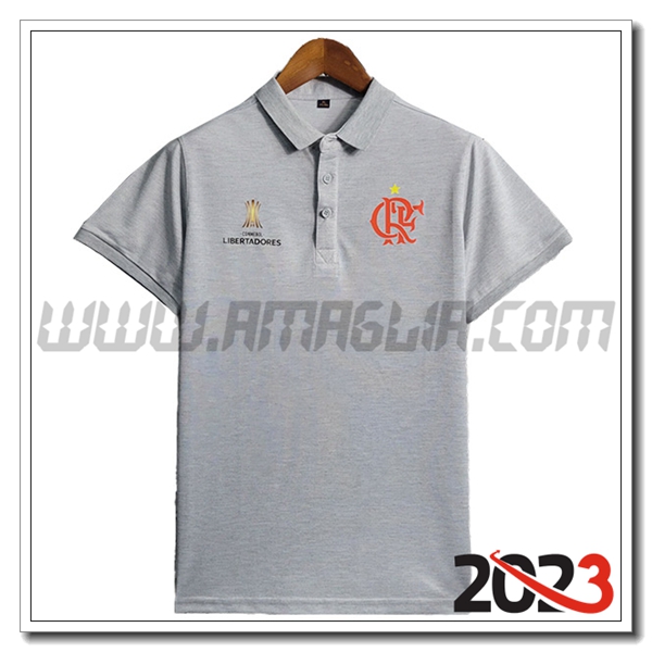 Maglia Polo Flamengo Grigio 2023 2024