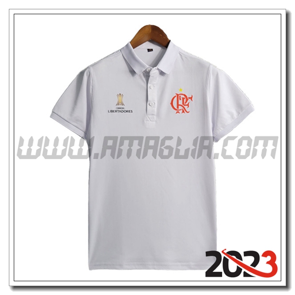 Maglia Polo Flamengo Bianco 2023 2024 -02