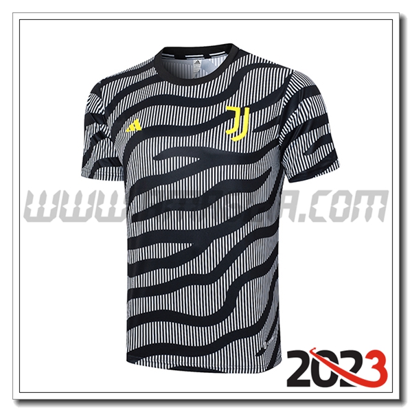T Shirt Allenamento Juventus Nero/Grigio 2023 2024 -02