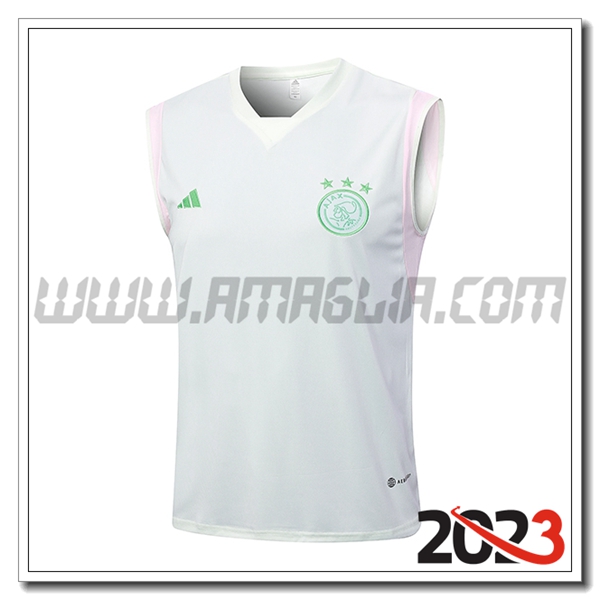 Canotta Allenamento Ajax Verde Clair 2023 2024