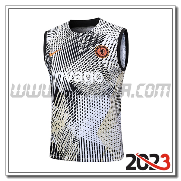 Canotta Allenamento FC Chelsea Giallo 2023 2024 -02