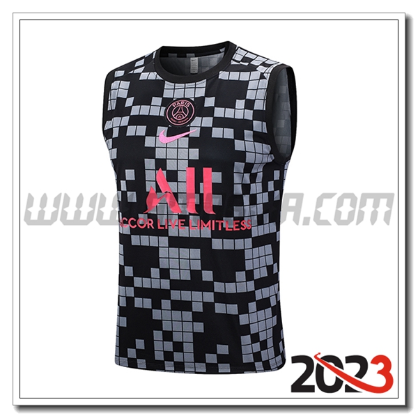 Canotta Allenamento FC Barcellona Nero/Grigio 2023 2024