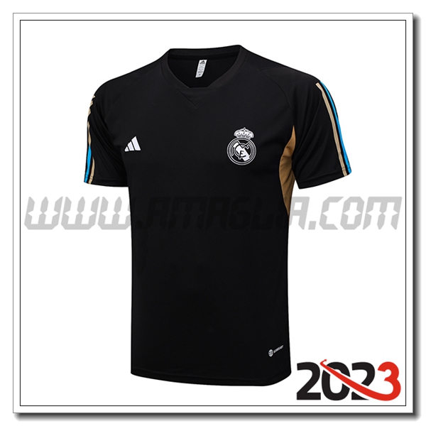 T Shirt Allenamento Real Madrid Nero 2023 2024 -02