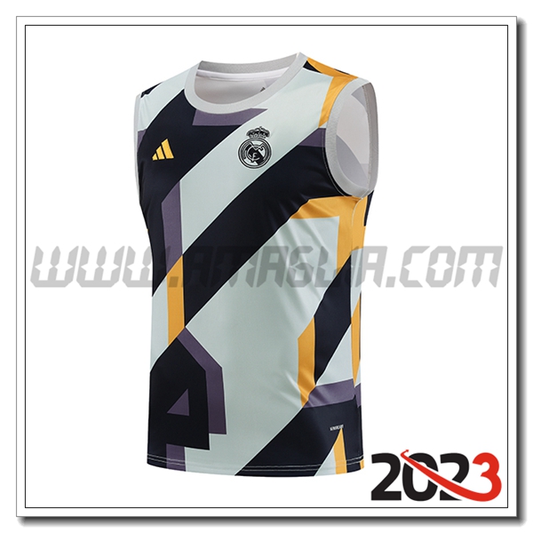 Canotta Allenamento Real Madrid Verde 2023 2024 -03