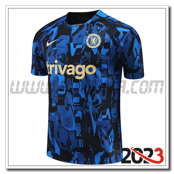 T Shirt Allenamento FC Chelsea Blu 2023 2024