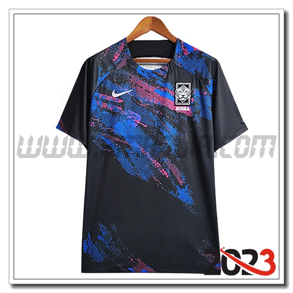 T Shirt Allenamento Corea del Sud Nero 2023 2024