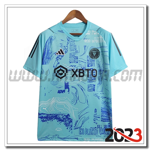 T Shirt Allenamento Inter Miami CF Azzurro 2023 2024