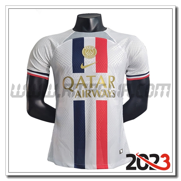 T Shirt Allenamento PSG Bianco 2023 2024 -03