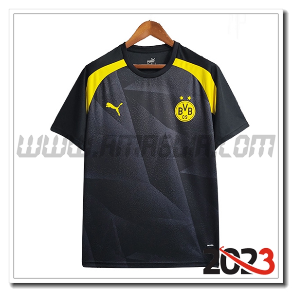 T Shirt Allenamento Dortmund Nero 2023 2024 -02