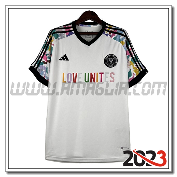 T Shirt Allenamento Inter Miami CF Bianco 2023 2024