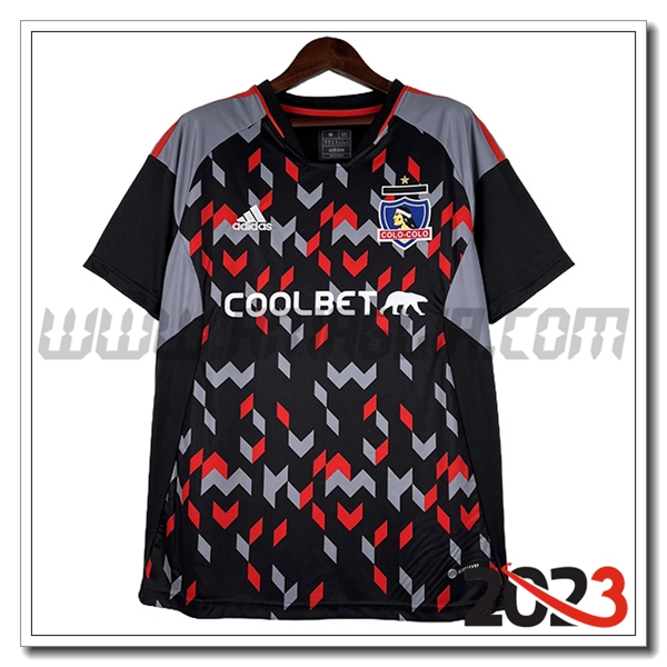 T Shirt Allenamento Colo Colo Nero 2023 2024 -02