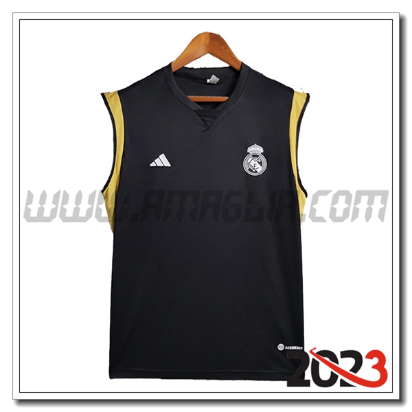 Canotta Allenamento Real Madrid Nero 2023 2024 -02