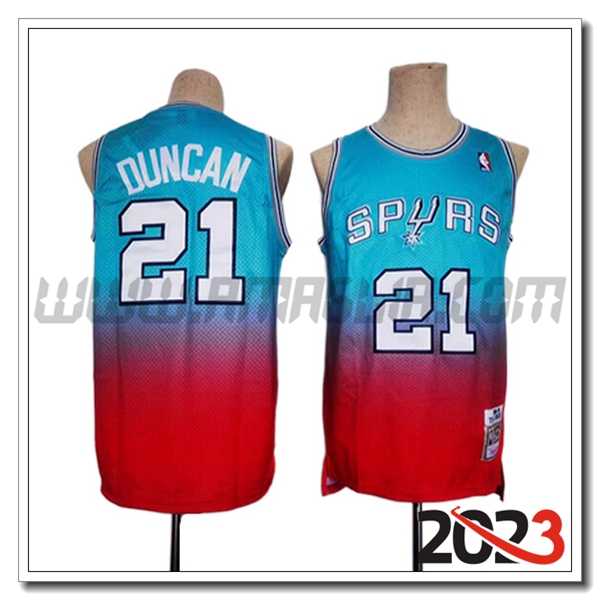 Maglia San Antonio Spurs (IVERSON #21) 2023/24 Rosso/Blu